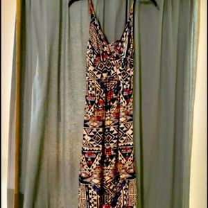 Angie maxi Aztec dress, SZ M